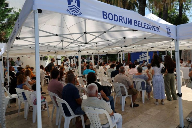 BODRUM BELEDİYESİNDEN AÇIK MİKROFON TOPLANTISI