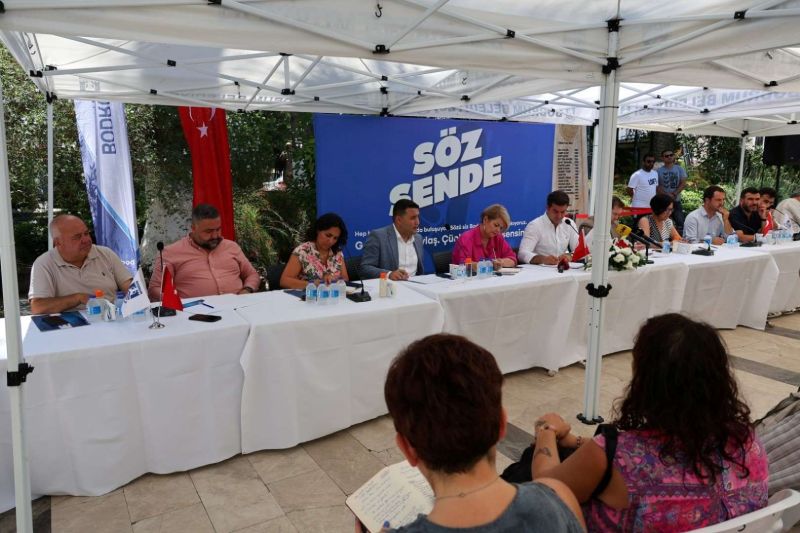 BODRUM BELEDİYESİNDEN AÇIK MİKROFON TOPLANTISI