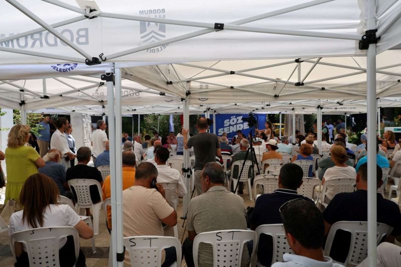 BODRUM BELEDİYESİNDEN AÇIK MİKROFON TOPLANTISI