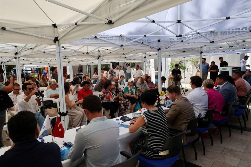 BODRUM BELEDİYESİNDEN AÇIK MİKROFON TOPLANTISI