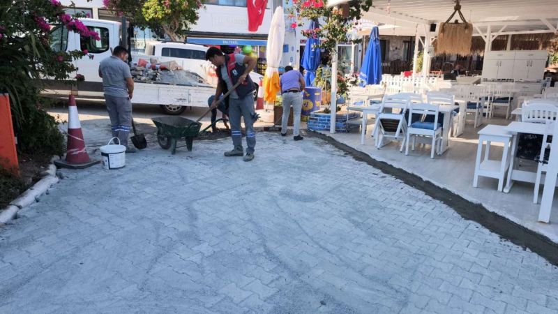 BELEDİYE EKİPLERİ SAHADA