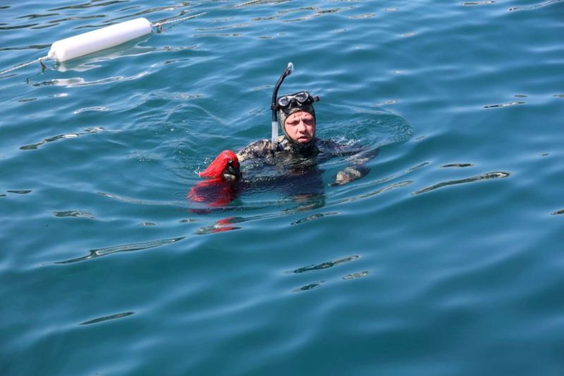168 KILOS OF WASTE REMOVED FROM GÜNDOĞAN SEABED