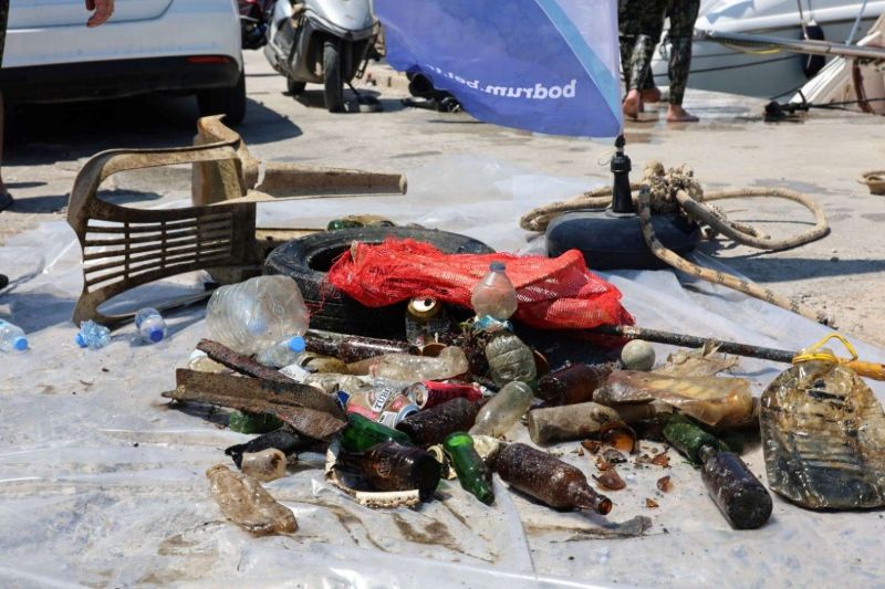 168 KILOS OF WASTE REMOVED FROM GÜNDOĞAN SEABED