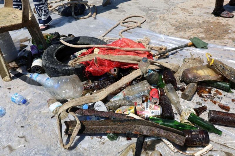 168 KILOS OF WASTE REMOVED FROM GÜNDOĞAN SEABED