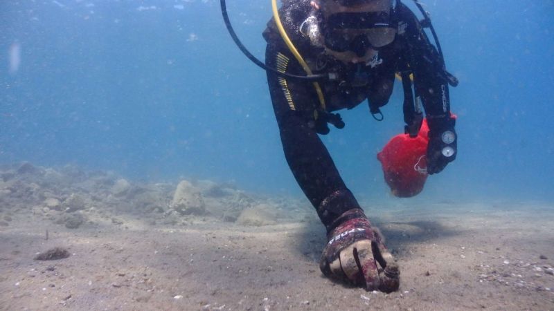 168 KILOS OF WASTE REMOVED FROM GÜNDOĞAN SEABED