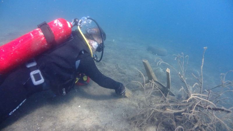 168 KILOS OF WASTE REMOVED FROM GÜNDOĞAN SEABED