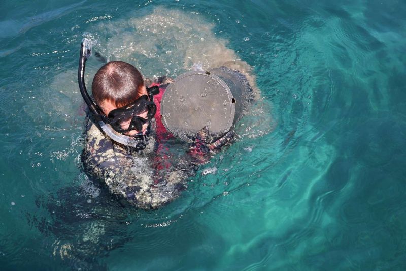 BLUE FOR THE SEA: BODRUM’S UNDERWATER CLEANUP CONTINUES İN TÜRKBÜKÜ