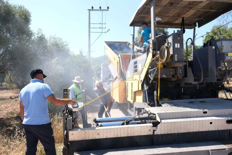 BODRUM MUNICIPALITY ADVANCES ASPHALT ROAD PAVING İN MULTIPLE NEIGHBORHOODS