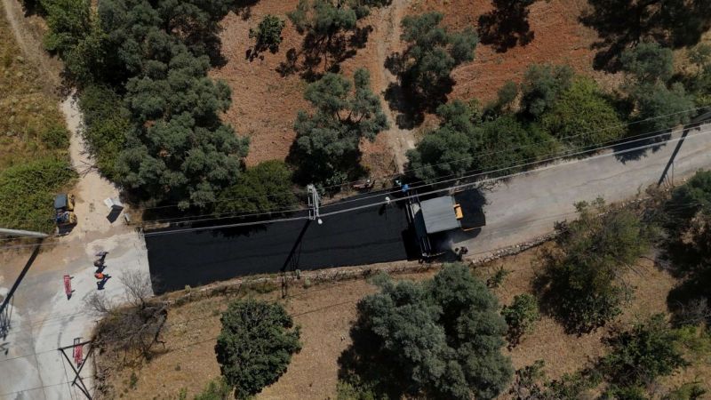 BODRUM MUNICIPALITY ADVANCES ASPHALT ROAD PAVING İN MULTIPLE NEIGHBORHOODS