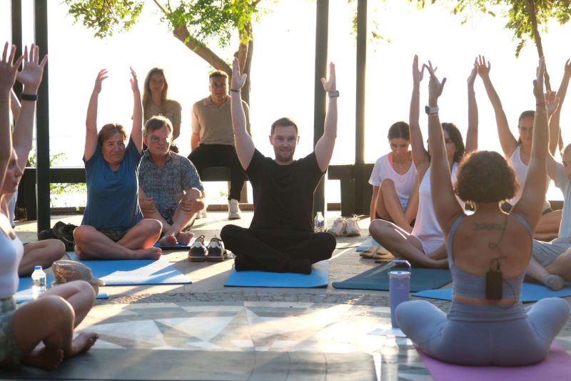 OPEN-AIR YOGA DAYS CONTINUE IN TURGUTREIS