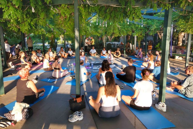 OPEN-AIR YOGA DAYS CONTINUE IN TURGUTREIS