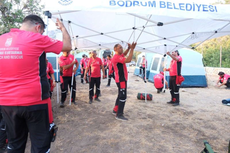 BODRUM’S LIGHT SEARCH & RESCUE TEAM CONTINUES TRAINING PROGRAMME