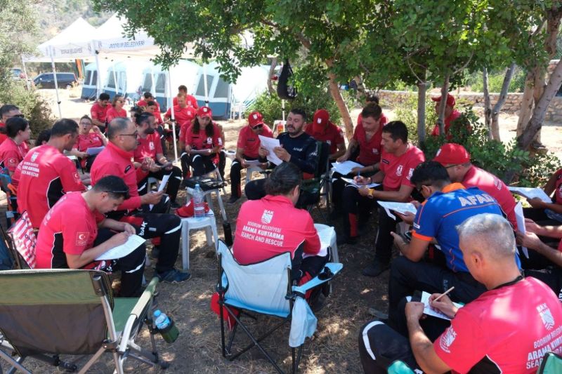 BODRUM’S LIGHT SEARCH & RESCUE TEAM CONTINUES TRAINING PROGRAMME