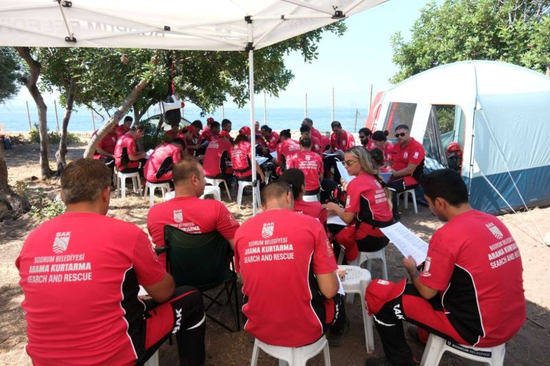 BODRUM’S LIGHT SEARCH & RESCUE TEAM CONTINUES TRAINING PROGRAMME