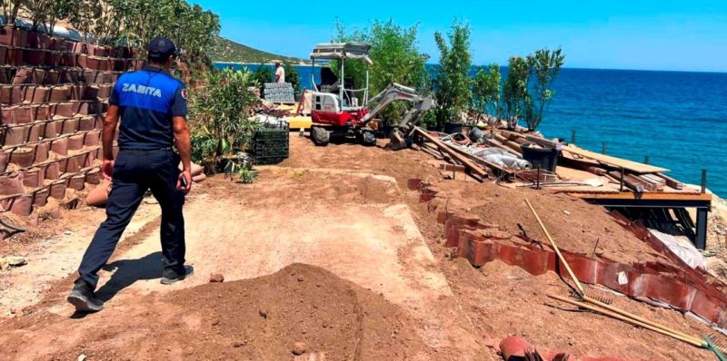ZERO TOLERANCE FOR ILLEGAL CONSTRUCTION ACTIVITY IN BODRUM