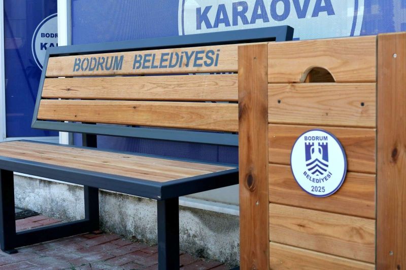 BELEDİYEDEN KENT MOBİLYALARI YENİLEME ÇALIŞMALARI