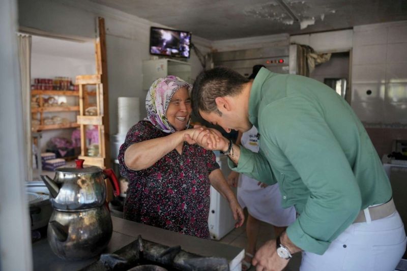 MAYOR MANDALİNCİ CONTINUES ON-SITE VISITS IN YALIKAVAK
