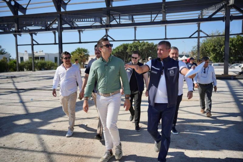 MAYOR MANDALİNCİ CONTINUES ON-SITE VISITS IN YALIKAVAK