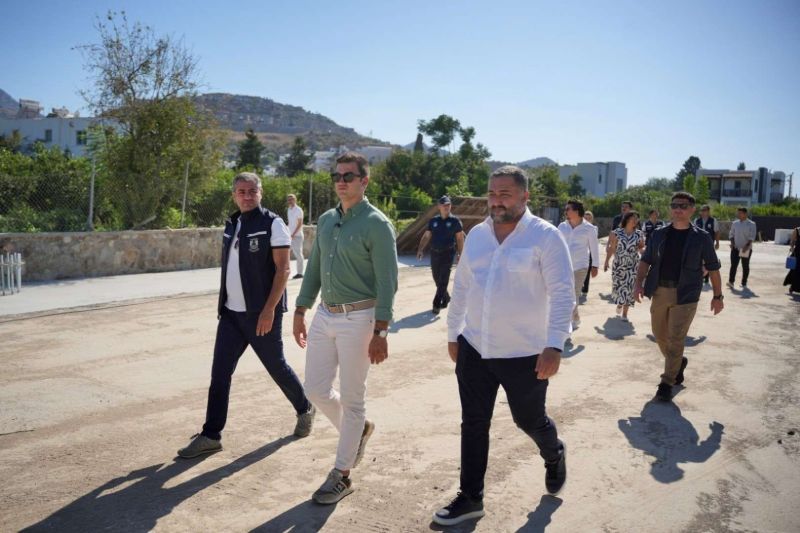 MAYOR MANDALİNCİ CONTINUES ON-SITE VISITS IN YALIKAVAK