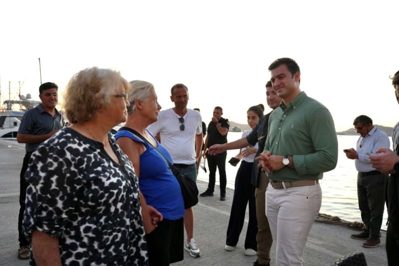 MAYOR MANDALİNCİ CONTINUES ON-SITE VISITS IN YALIKAVAK