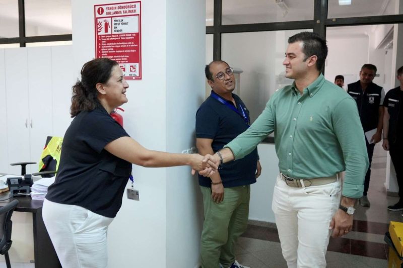 MAYOR MANDALİNCİ CONTINUES ON-SITE VISITS IN YALIKAVAK