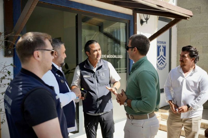 MAYOR MANDALİNCİ CONTINUES ON-SITE VISITS IN YALIKAVAK