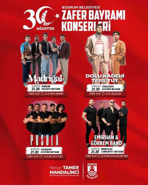 BODRUM PREPARES FOR 103RD ANNIVERSARY OF VICTORY DAY