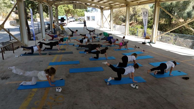 WOMEN COME TOGETHER FOR OPEN-AIR PILATES & YOGA EVENT IN ÇİFTLİK