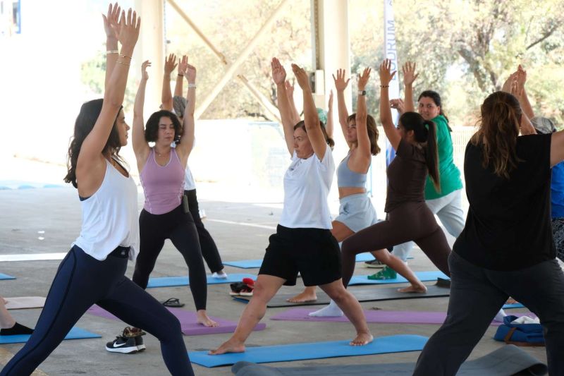 WOMEN COME TOGETHER FOR OPEN-AIR PILATES & YOGA EVENT IN ÇİFTLİK