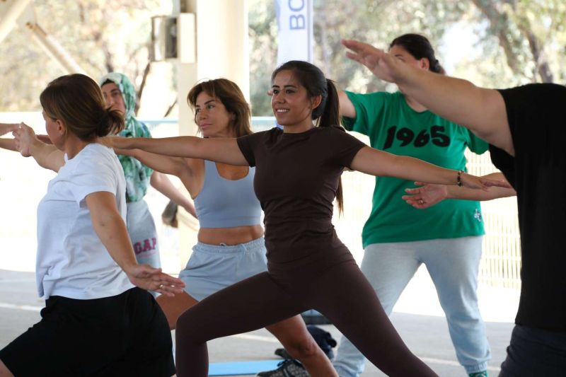 WOMEN COME TOGETHER FOR OPEN-AIR PILATES & YOGA EVENT IN ÇİFTLİK