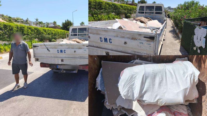 BODRUM MUNICIPALITY IMPOSES HEAVY FINES FOR ILLEGAL WASTE DUMPING