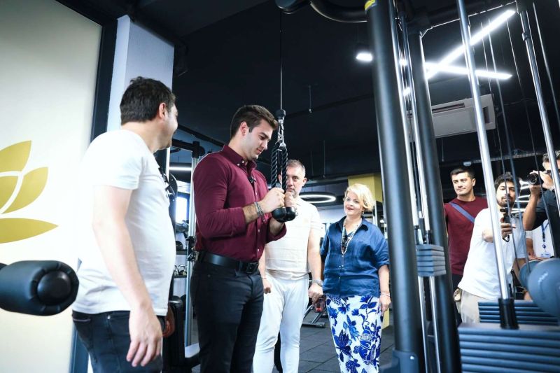 BİNNAZ KARAKAYA SPORTS HALL WELCOMES RESIDENTS WITH MODERN FITNESS CENTRE