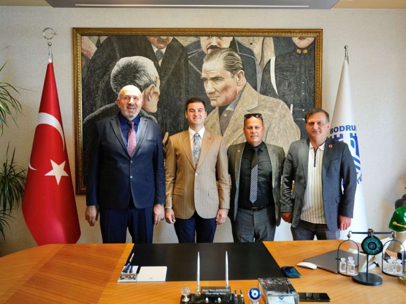 TÜRKİYE MUHTARLAR KONFEDERASYONU GENEL BAŞKANINDAN BAŞKAN MANDALİNCİ’YE ZİYARET