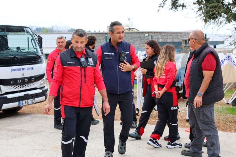 BODRUM BELEDİYESİ ARAMA KURTARMA EKİBİ (BAK), AFAD AKREDİTASYON SINAVINA HAZIR