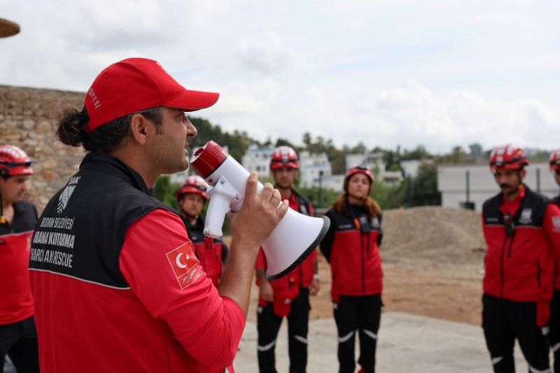 BODRUM BELEDİYESİ ARAMA KURTARMA EKİBİ (BAK), AFAD AKREDİTASYON SINAVINA HAZIR