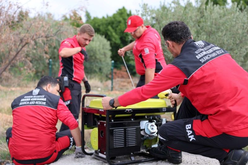 BODRUM BELEDİYESİ ARAMA KURTARMA EKİBİ (BAK), AFAD AKREDİTASYON SINAVINA HAZIR