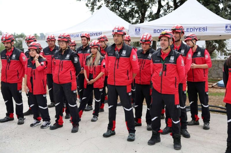 BODRUM BELEDİYESİ ARAMA KURTARMA EKİBİ (BAK), AFAD AKREDİTASYON SINAVINA HAZIR