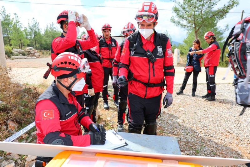 BODRUM BELEDİYESİ ARAMA KURTARMA EKİBİ (BAK), AFAD AKREDİTASYON SINAVINA HAZIR
