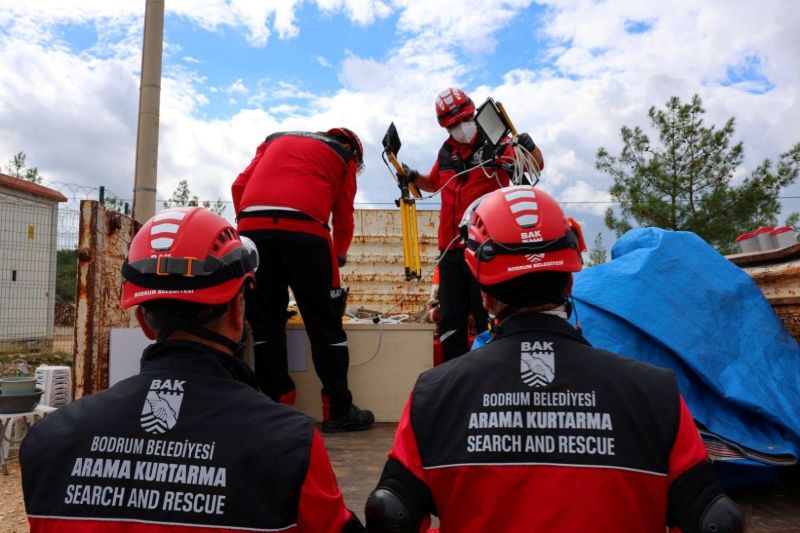 BODRUM BELEDİYESİ ARAMA KURTARMA EKİBİ (BAK), AFAD AKREDİTASYON SINAVINA HAZIR