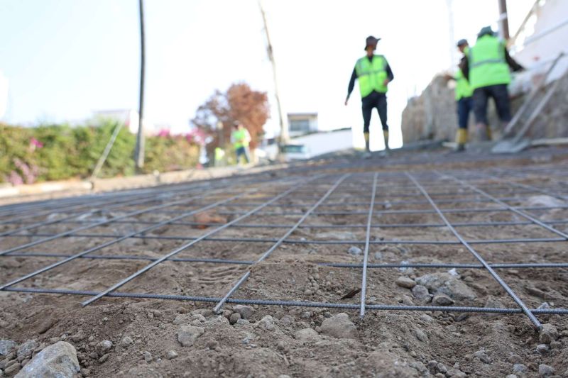 BODRUM YOLLARINDA ÇALIŞMALAR DEVAM EDİYOR