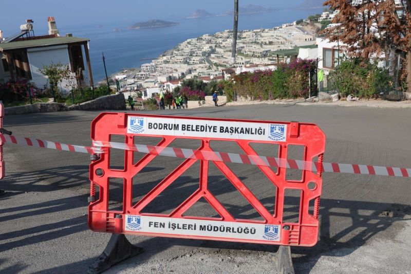 BODRUM YOLLARINDA ÇALIŞMALAR DEVAM EDİYOR