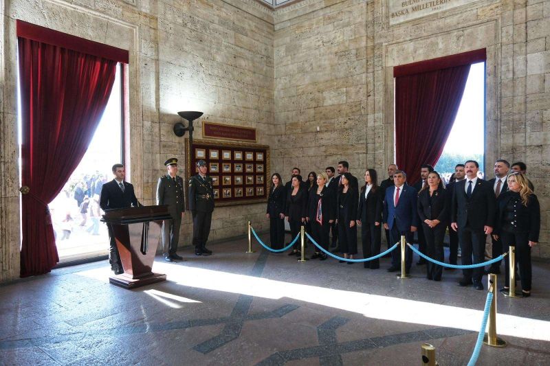 FROM BODRUM TO ANKARA: MAYOR MANDALİNCİ PAYS RESPECTS AT ATATÜRK’S MAUSOLEUM