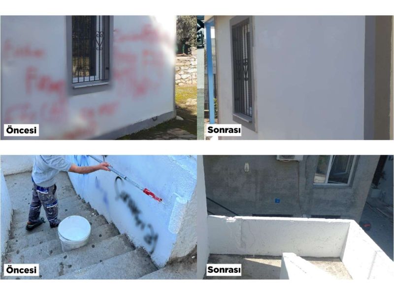 BODRUM BELEDİYESİ KENT ESTETİĞİNİ KORUMAYA DEVAM EDİYOR