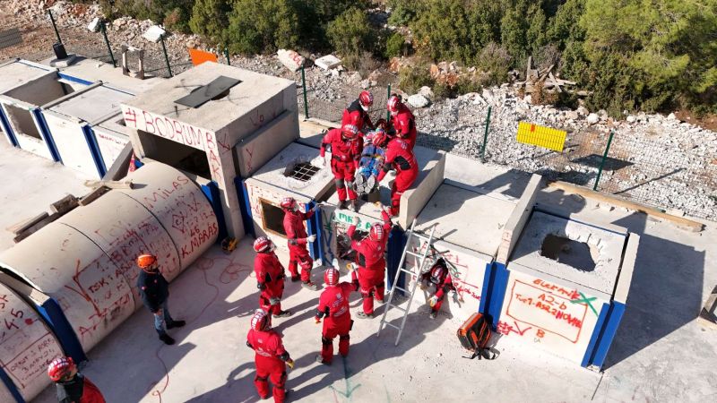 BODRUM’S LIGHT SEARCH AND RESCUE TEAM SUCCESSFULLY COMPLETES AFAD ACCREDITATION EXAM