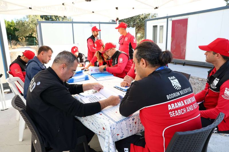 BODRUM’S LIGHT SEARCH AND RESCUE TEAM SUCCESSFULLY COMPLETES AFAD ACCREDITATION EXAM