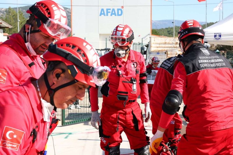 BODRUM’S LIGHT SEARCH AND RESCUE TEAM SUCCESSFULLY COMPLETES AFAD ACCREDITATION EXAM