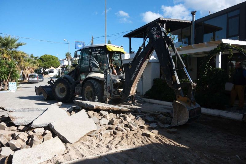 SECOND PHASE OF BEACH STREET RENEWAL BEGINS IN YALIKAVAK