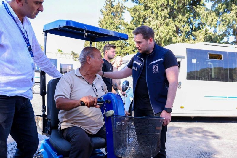 BODRUM BELEDİYESİNDEN AKÜLÜ SANDALYE, BAKIM VE ONARIM DESTEĞİ