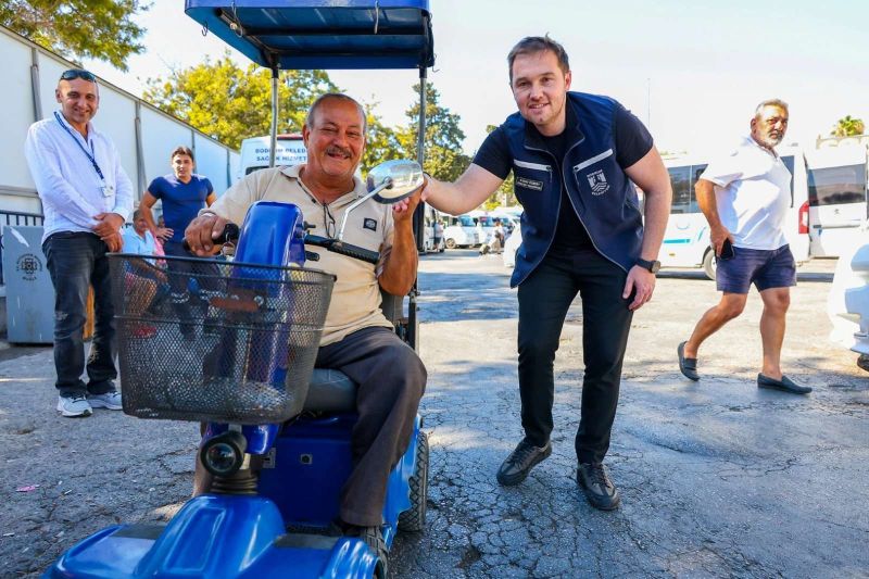 BODRUM BELEDİYESİNDEN AKÜLÜ SANDALYE, BAKIM VE ONARIM DESTEĞİ