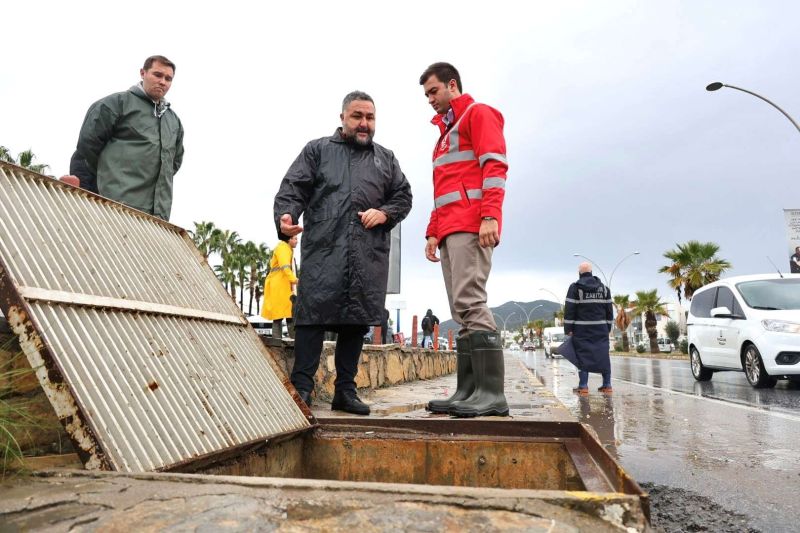 BODRUM’DA METREKAREYE 45 KİLOGRAM YAĞIŞ DÜŞTÜ